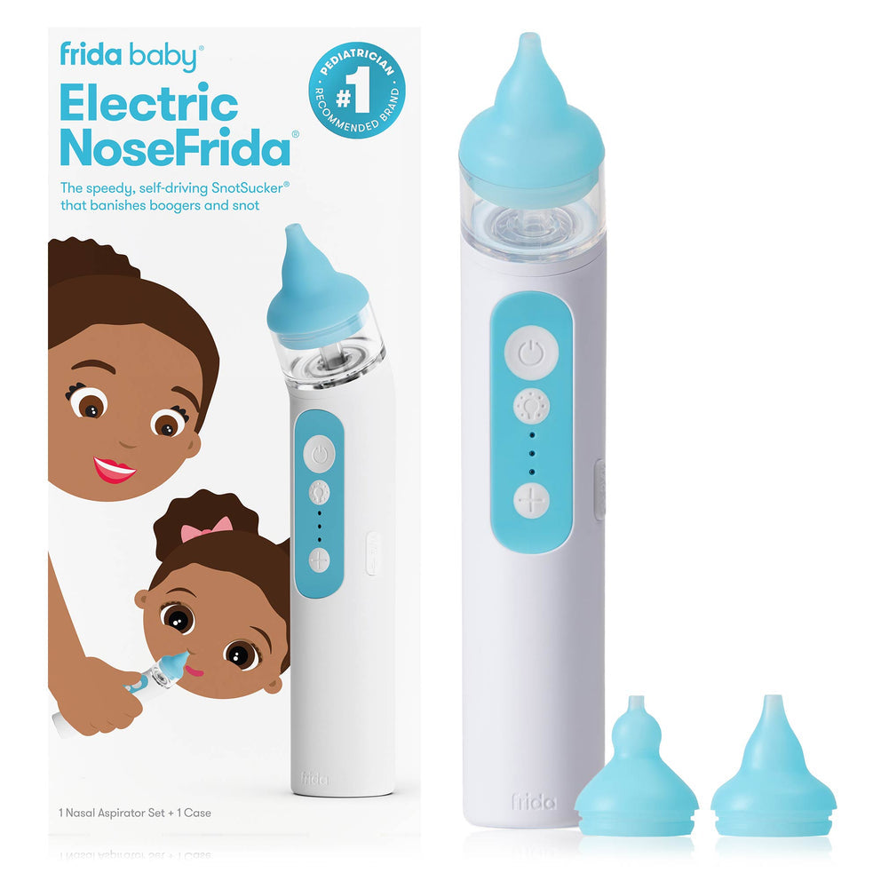 Nasal Aspirator Frida Baby Electric NoseFrida Rechargeable Baby Nasal Aspirator 0M+ – Blue