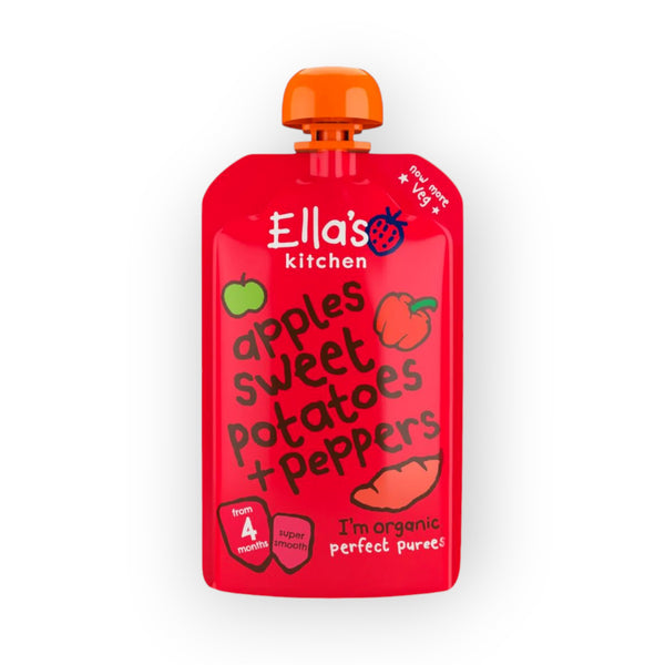 Ella's Kitchen Apples, sweet potatoes and peppers puree