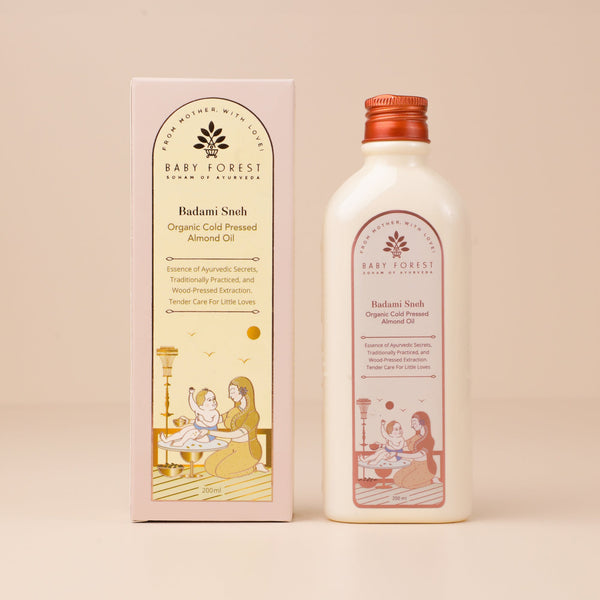 Baby Forest Badami Sneh Organic Cold Pressed Almond Oil 200 Ml