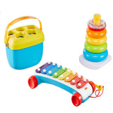 Fisher-Price Classic Infant Trio 3-Piece Toy Gift Set Multicolour
