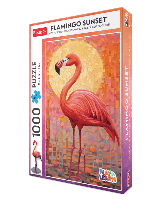 FUNSKOOL P&I Flamingo Sunset 1000 Pcs Puzzle 14+