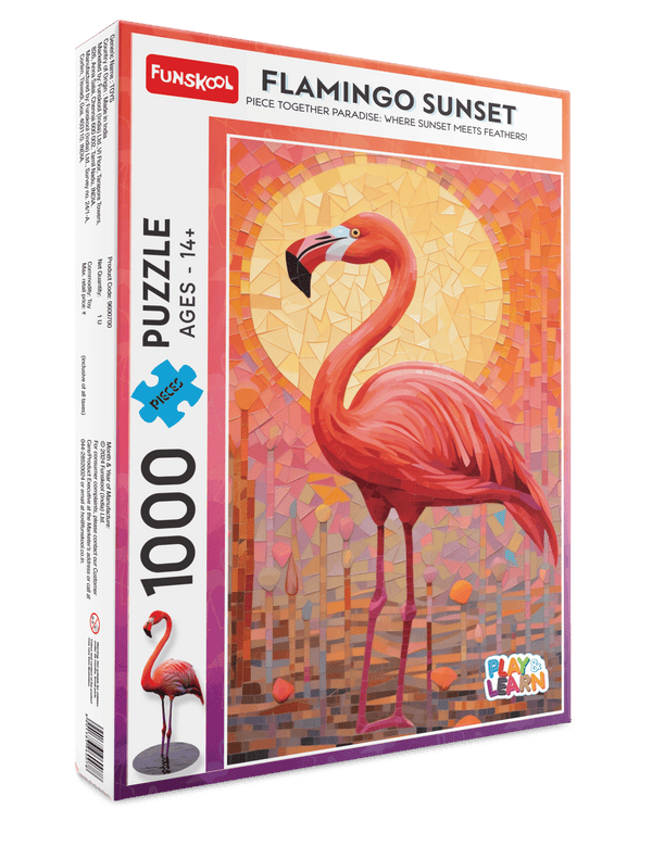 FUNSKOOL P&I Flamingo Sunset 1000 Pcs Puzzle 14+