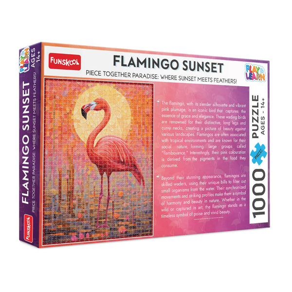 FUNSKOOL P&I Flamingo Sunset 1000 Pcs Puzzle 14+
