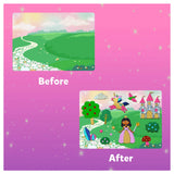 Foil Fun: Unicorns & Princesses | No Mess Art Kit (ages 4-9)