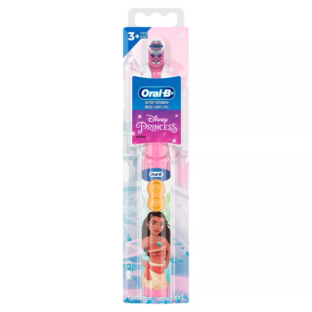 Oral-B Disney Frozen Battery Semi Automatic Toothbrush - Princess