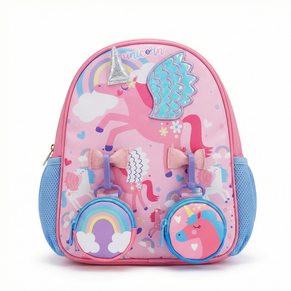 Vest School Bag For Kids 10" - Unicorn