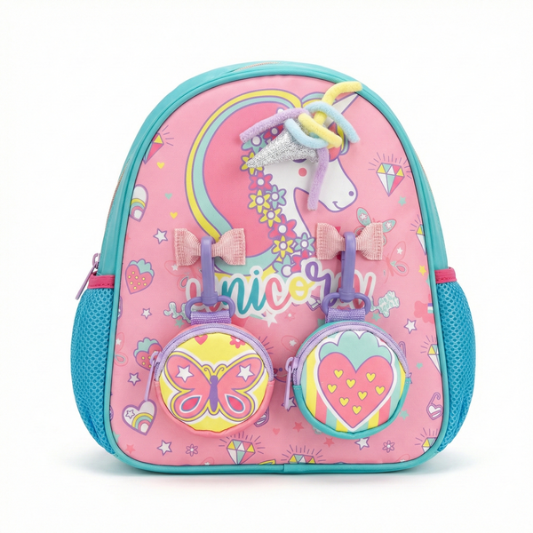 Vest School Bag For Kids 10" - Unicorn