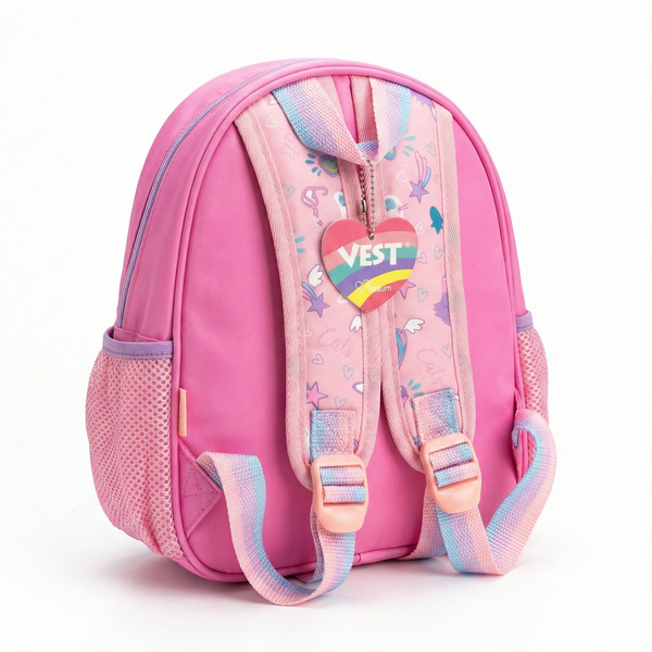 Vest School Bag For Kids 10" - Cat