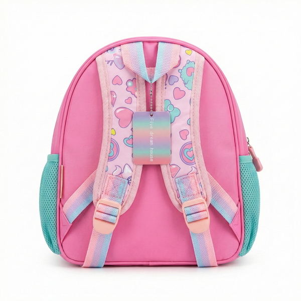 Vest School Bag For Kids 10" - Meow