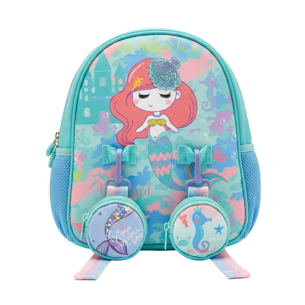 Vest School Bag For Kids 10" - Mermaid