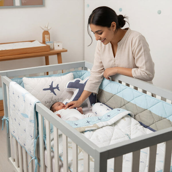 Masilo Organic Cotton Cot Bedding Set – Dream Wings