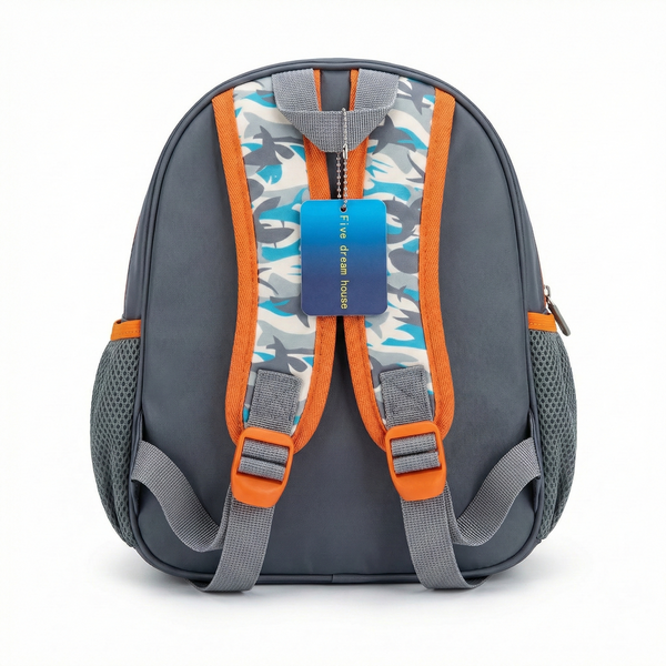 Vest School Bag For Kids 10" - Shark