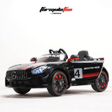 Formula Fun by EMotorad Mercedes-AMG GT4 Electric Ride-On Car 3–6Y – Black