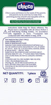 Chicco Well-Being Glass Feeding Bottle 120ml, Slow Flow Neutral 0M+