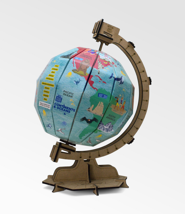 Go Discover DIY Globe – Continents and Oceans