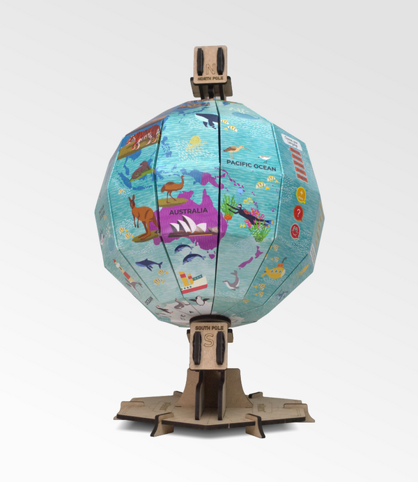 Go Discover DIY Globe – Continents and Oceans