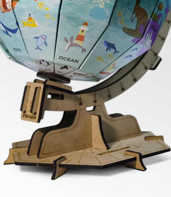 Go Discover DIY Globe – Continents and Oceans