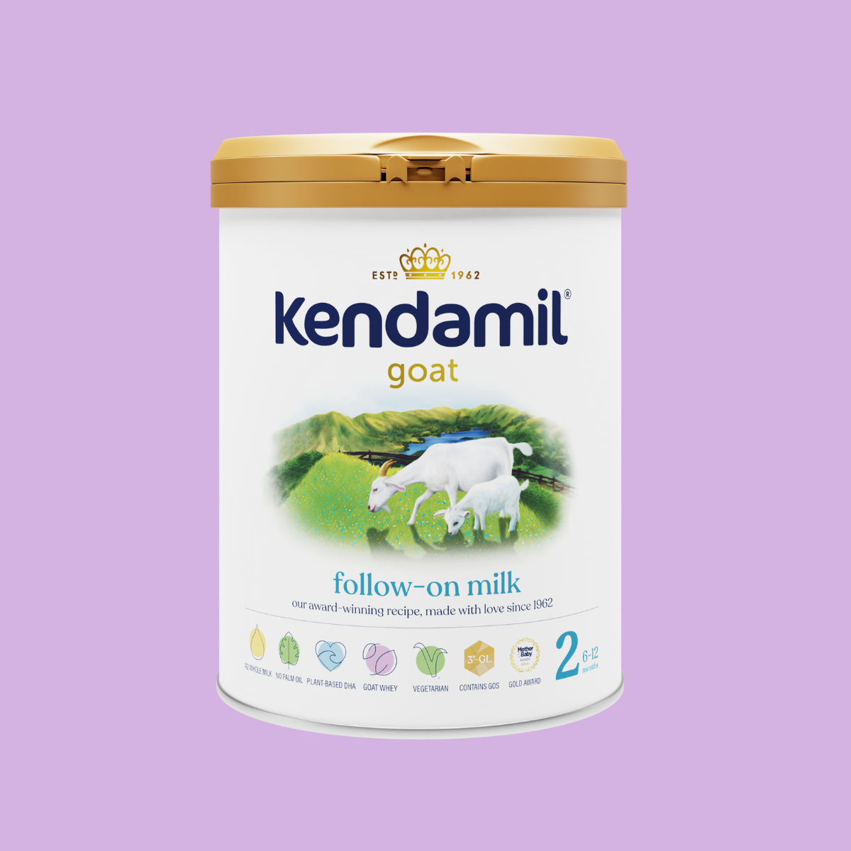 Kendamil Goat Stage 2 Follow-On Milk – 6–12 Months, 800g