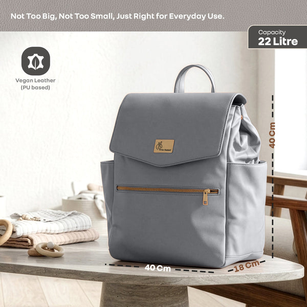 R For Rabbit Caramello Bold Arise Diaper Bag, Premium Vegan Leather