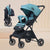 R for Rabbit Stroller Street Smart Nova Green Black