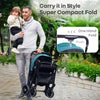 R for Rabbit Stroller Street Smart Nova Green Black
