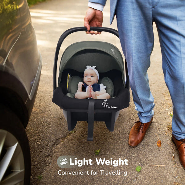 R For Rabbit Picaboo NXG Carry Cot - Green Black
