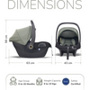 R For Rabbit Picaboo NXG Carry Cot - Green Black