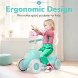 R For Rabbit Speedster Zoomy Push Ride On - Green Cream