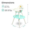 R For Rabbit Cherry Berry Tusky High Chair - Green Cream
