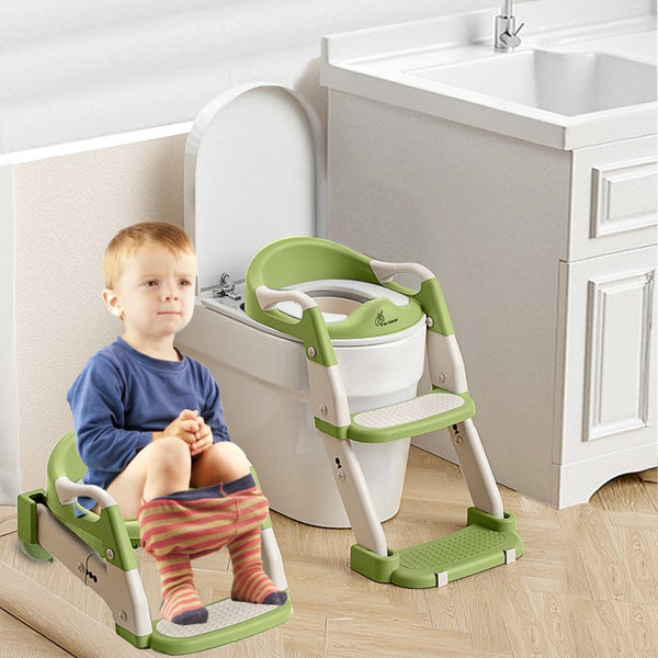 R For Rabbit Hilltop Trainer 2-in-1 Step Stool and Potty Seat for Kids with Adjustable Height
