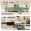 R For Rabbit Little Feet Hopper Baby Walker - Green White