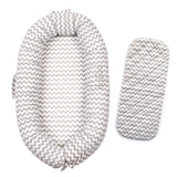 Masilo Organic Nestilo Baby Nest Baby 0–8M – Chevron Grey