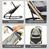 R For Rabbit Rock N Nap Bliss Sleeper & Rocker - Grey Black
