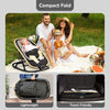 R For Rabbit Rock N Nap Bliss Sleeper & Rocker - Grey Black