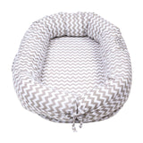Masilo Organic Nestilo Baby Nest Baby 0–8M – Chevron Grey
