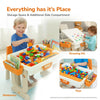 R for Rabbit Little Genius Learner 4-in-1 Study Table Set 3–7 Years Grey Multi