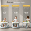 R For Rabbit Little Feet Hopper Baby Walker - Grey White