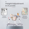 R For Rabbit Little Feet Plus Walker - Detachable Toy Music & Light Grey White