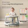 R For Rabbit Little Feet Hopper Baby Walker - Grey White