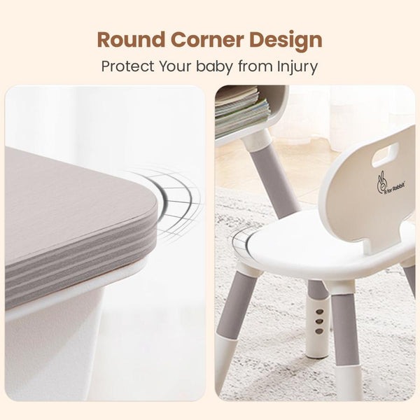 R for Rabbit Furniture Little Genius Woodland - Grey