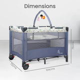 R For Rabbit Cot Hide And Seek Elite Grey