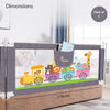 R for Rabbit Safari Bed Rail 200 cm Grey