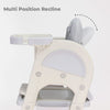 R For Rabbit High Chair Grow N Play Space Grey