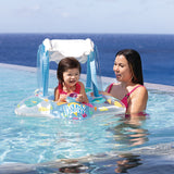 Intex Kiddie Float with Inflatable Sunshade 81 x 79 cm Multicolor