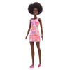 Barbie Fashion Doll in Pink Logo Print Dress