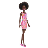 Barbie Fashion Doll in Pink Logo Print Dress – HGM58