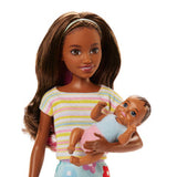 Barbie Skipper Babysitters Inc. Doll & Baby Playset – HJY31