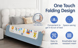 Hopop Secure Sleep Baby Bed Rail Guard - BLUE