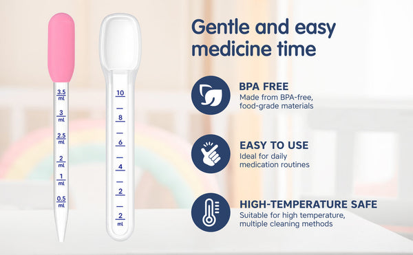 Hopop Medicine Spoon & Dropper - Blue