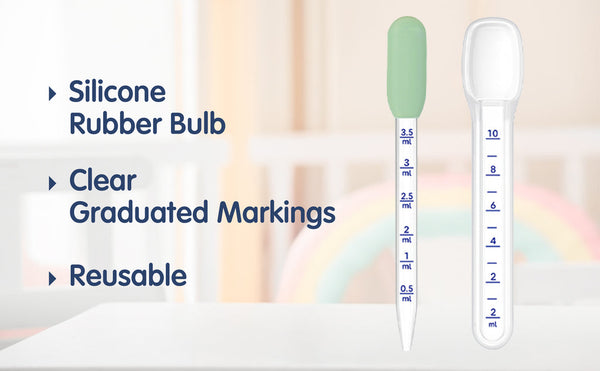 Hopop Medicine Spoon & Dropper - Blue